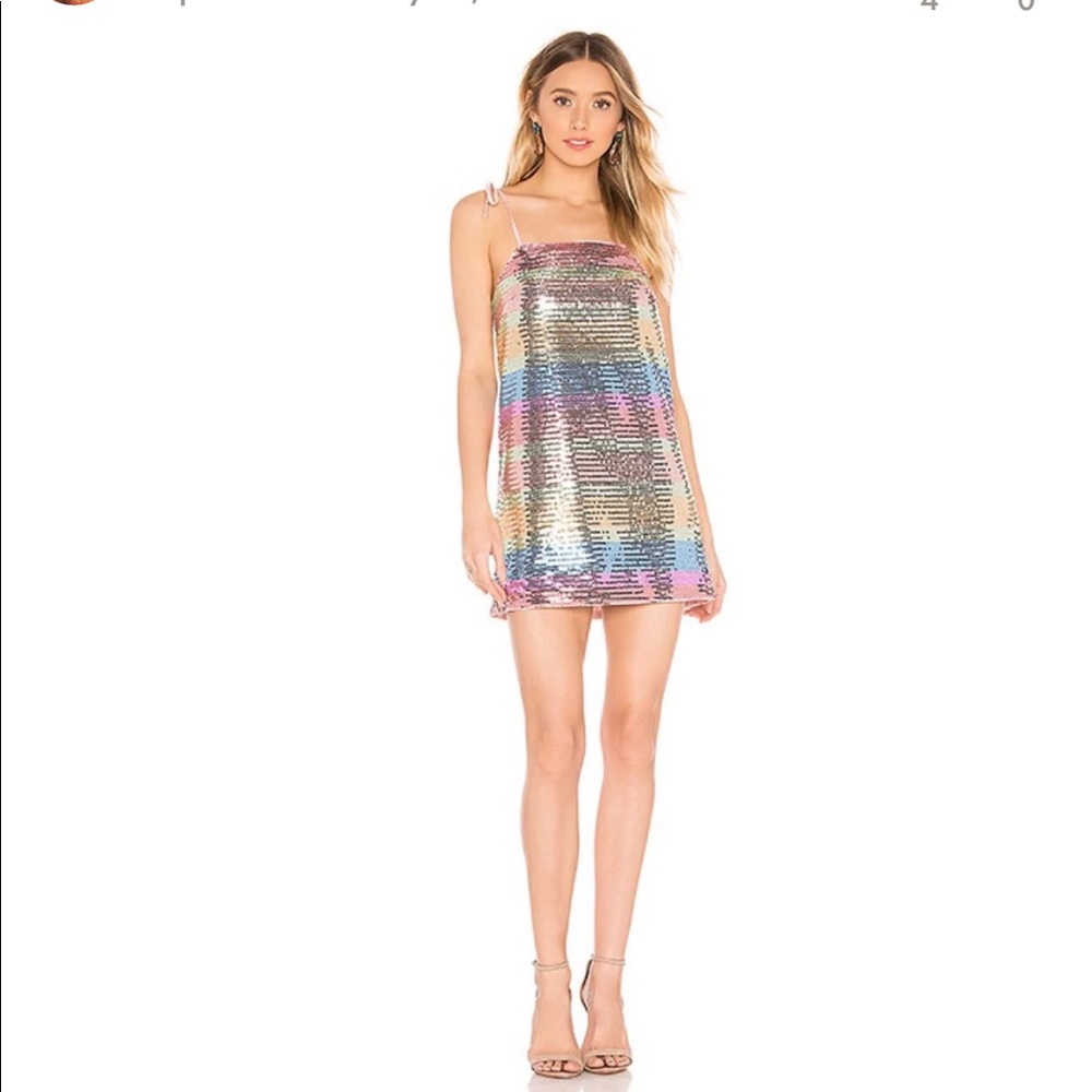 Lovers + Friends night out sequin mini